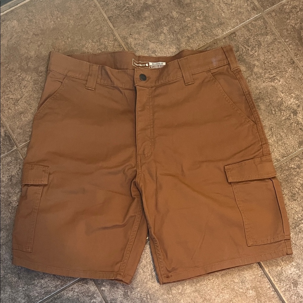 Men's Brown Carhartt Cargo Shorts